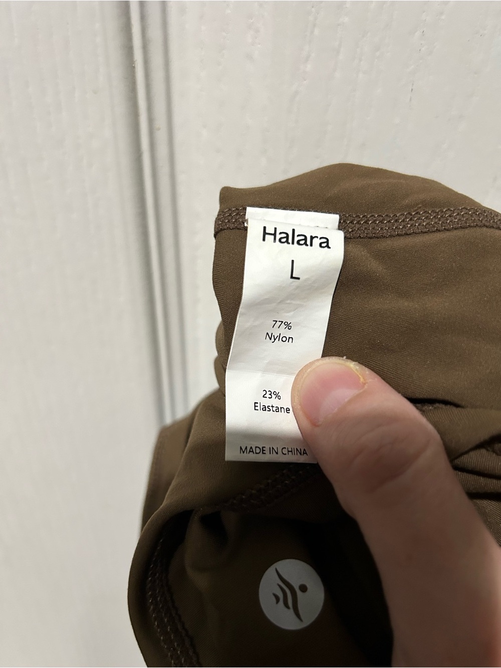 halara softlyzero dress Easy Peezy Backless Dress Athletic Sz L brown - Picture 5 of 5